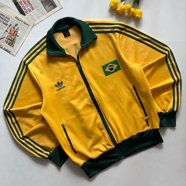 adidas 아디다스 빈티지 브라질 국가대표 트랙탑 져지 