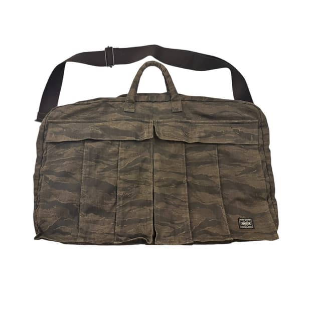 포터 70주년 그린아이 2way 보스턴백 타이거카모