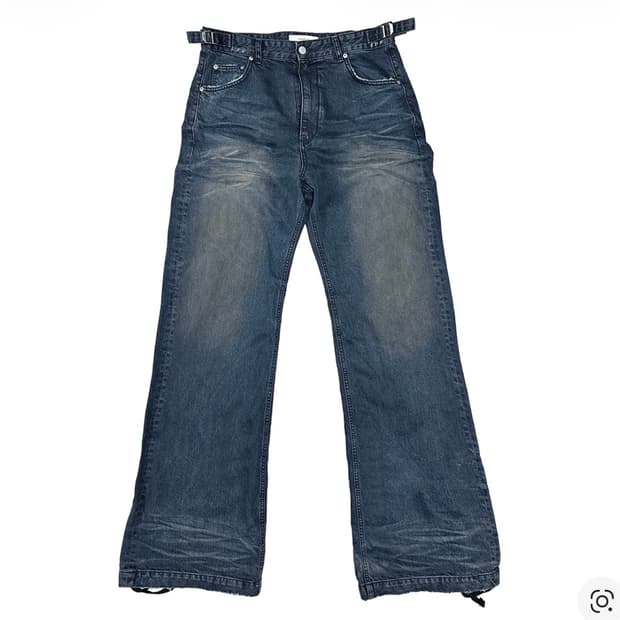 1 논노드 젠 더티 오일 워시드 데님 팬츠 미개봉 새제품 판매