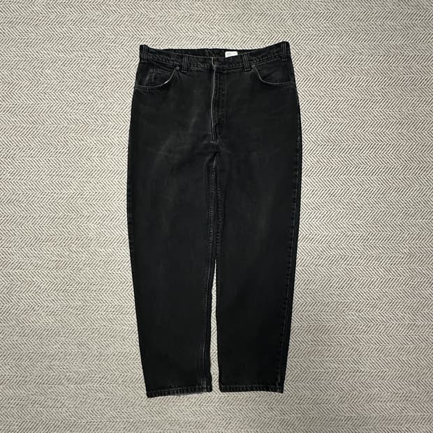 LEVI'S 634 canada orangetab black jeans