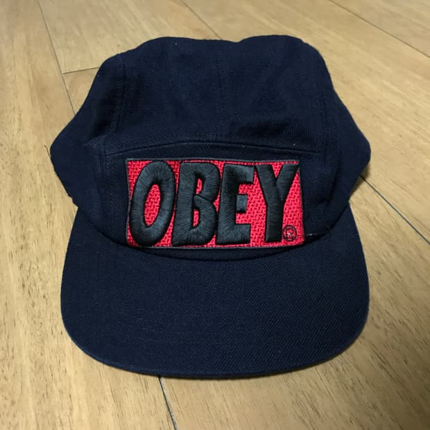 Obey 5 Panel Camp Cap