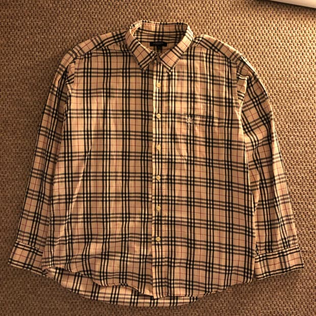 Burberry 런던 체크 셔츠 L