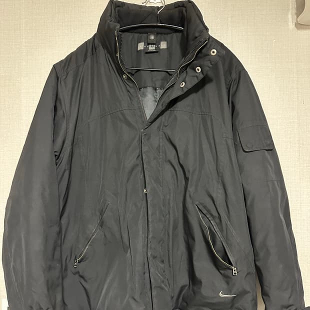 나이키 0Os 로고 블랙 바람막이 점퍼