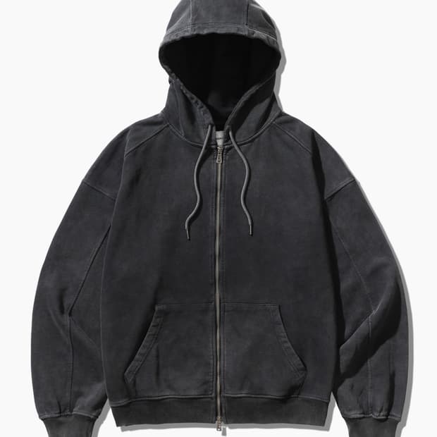 디미트리블랙 워싱 피그먼트 후드집업 사이즈 2