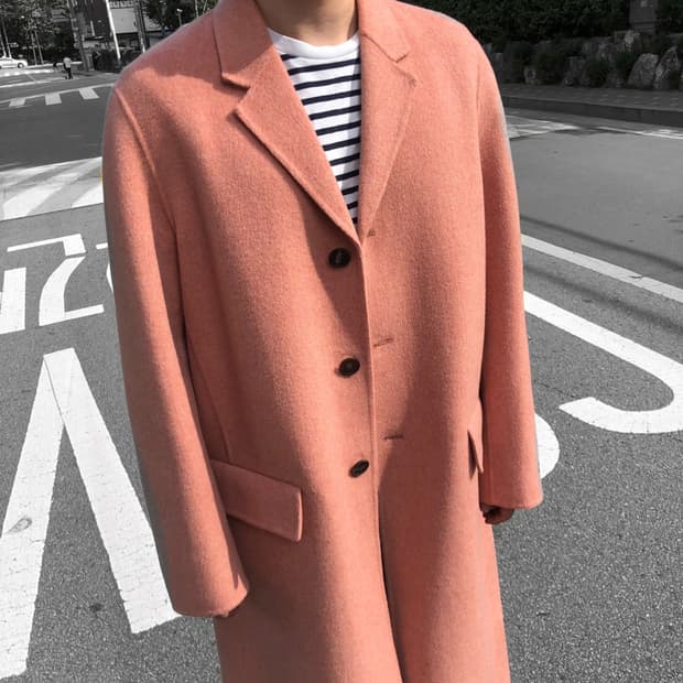 (Unisex) 캐시미어 핸드메이드 코트