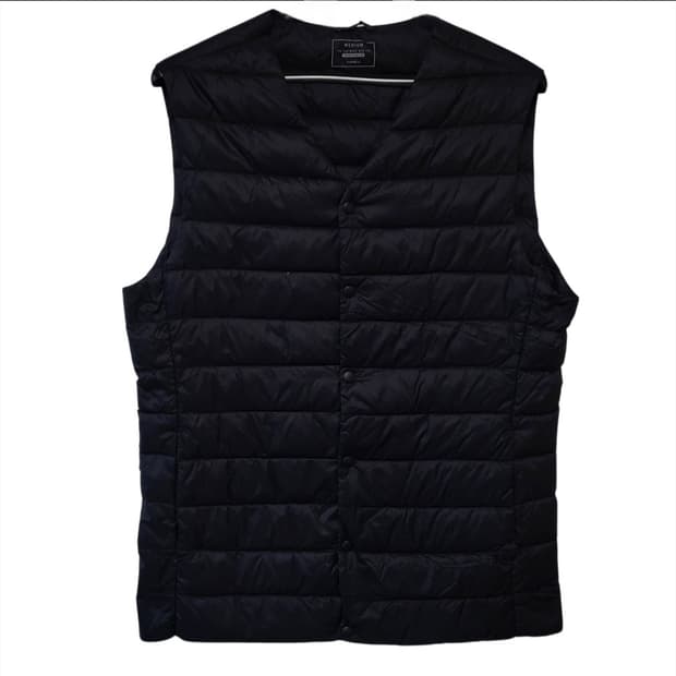 구스다운 경량패딩조끼 95-100 거위털