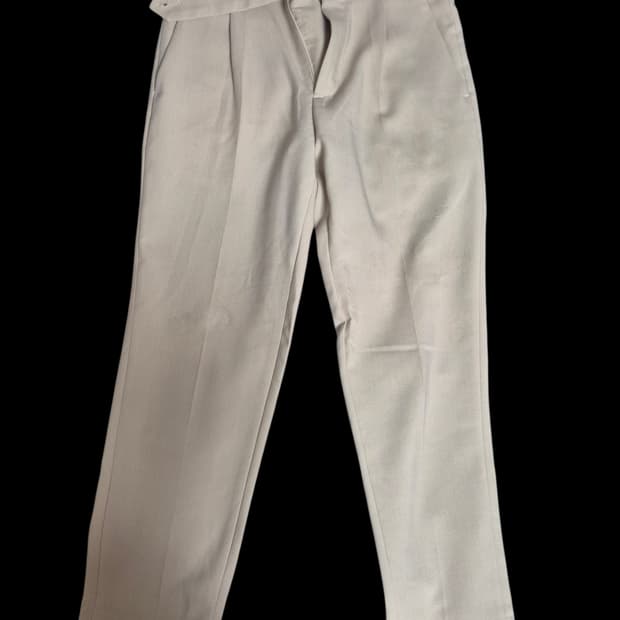 ADLIELOS 구르카 테이퍼드 핏 슬랙스 (아이보리/M)