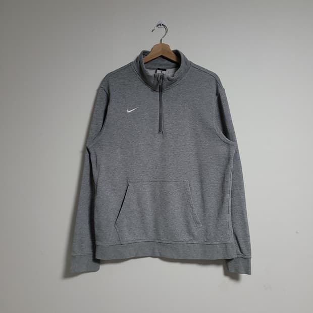 (M) NIKE 나이키 그레이 하프집업 맨투맨