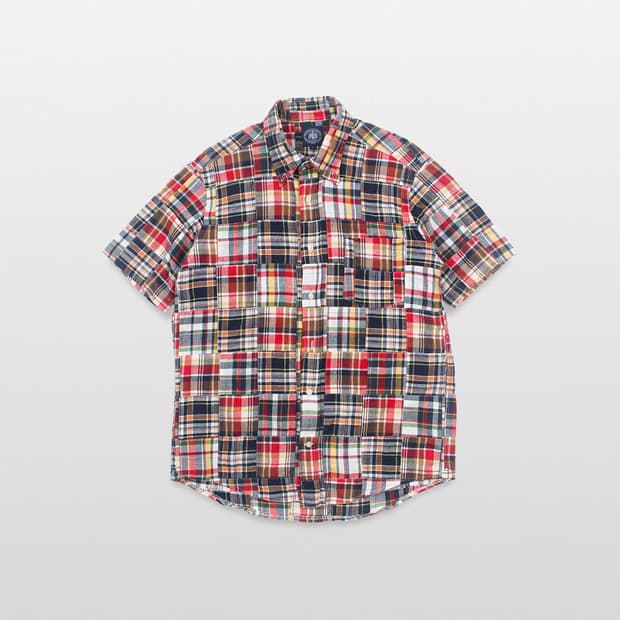 J.PRESS Madras Patchwork Shirt