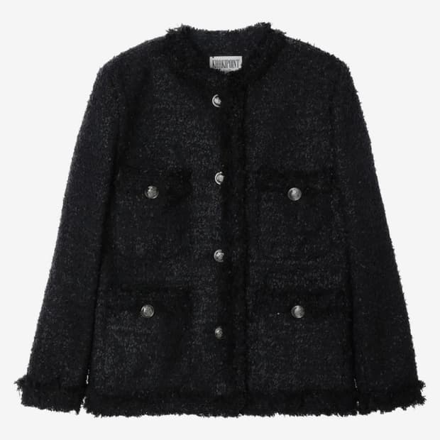 카키포인트 트위드 자켓 Antique Tweed Jacket