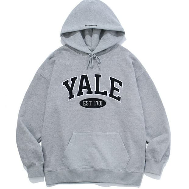 예일 2 TONE ARCH 후드티 그레이 M