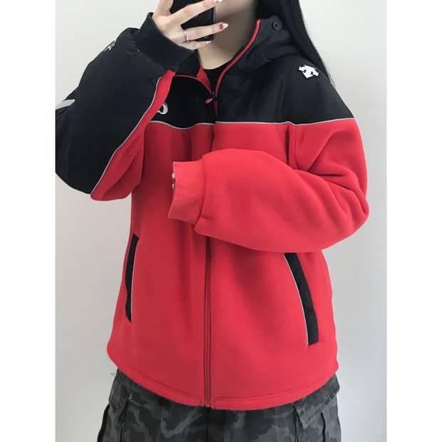 데상트 기모 플리스 100