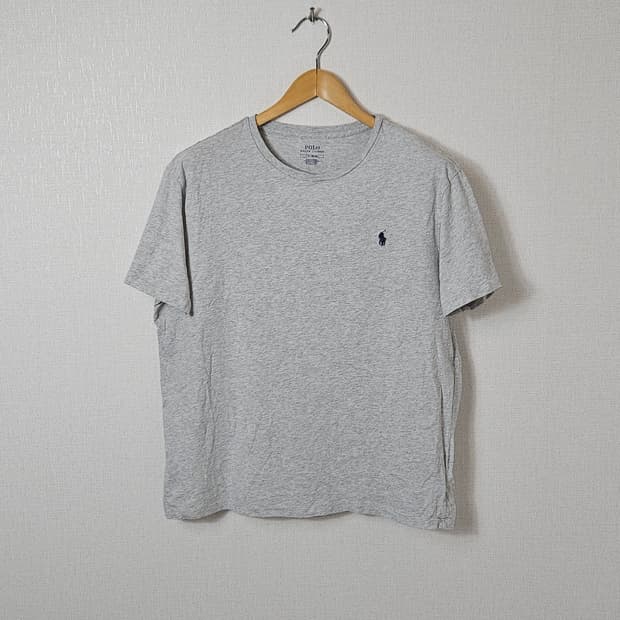 폴로 랄프로렌 라운드넥 반팔 티셔츠 POLO 멜란지 L