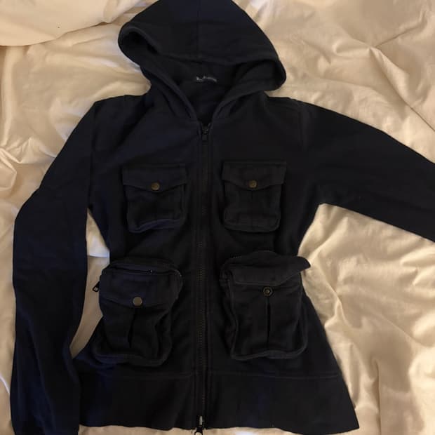 딱붙 펑크 일본빈티지 후드집업