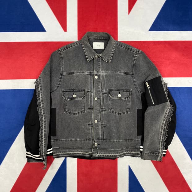 빈티지 ma-1 흑청데님자켓 FREE