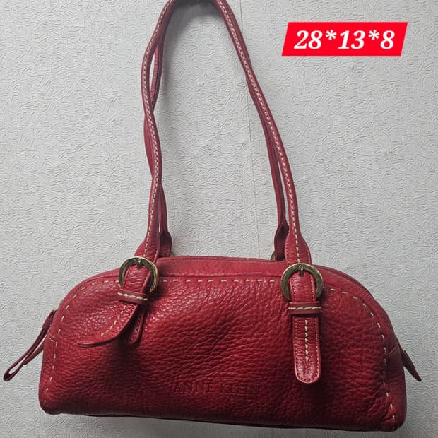 ANNE KLEIN 레더 숄더백