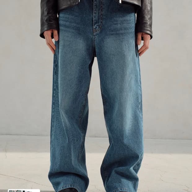 다이브인 loosed wide denim 루즈와이드 1사이즈