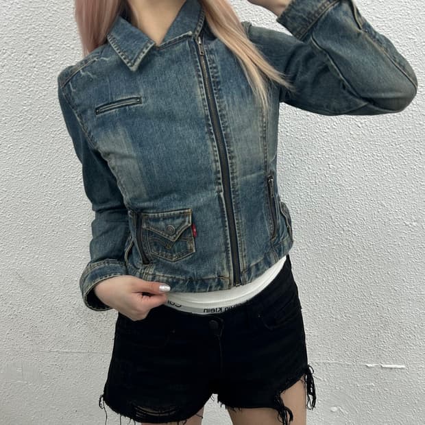 리바이스 데님 집업 자켓