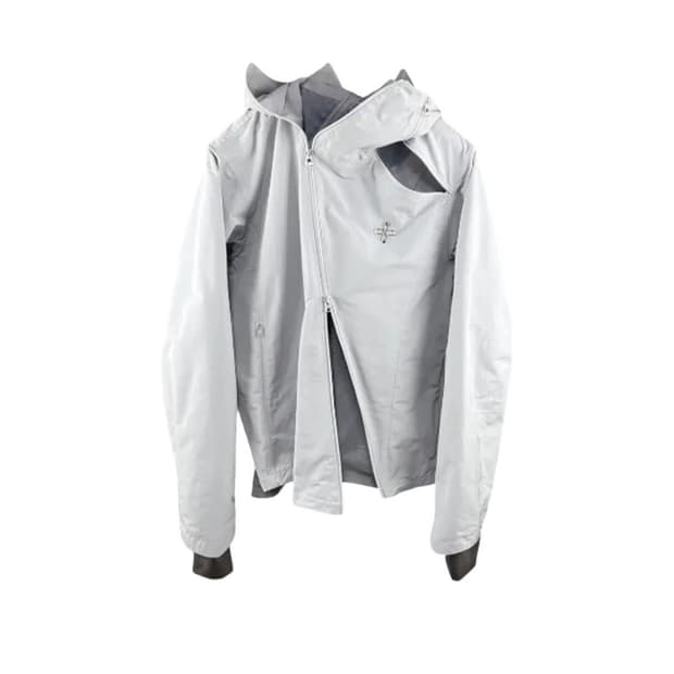 SURGERY zip-up technical jacket 라이트그레이