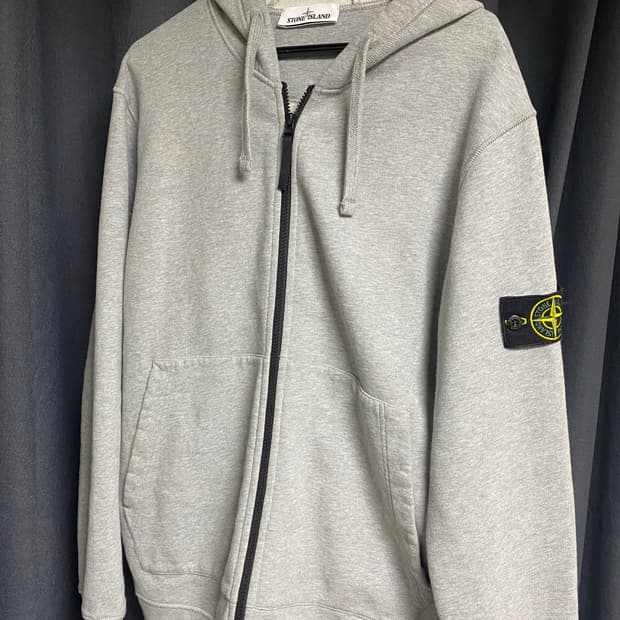 스톤아일랜드 21fw 후드집업 그레이