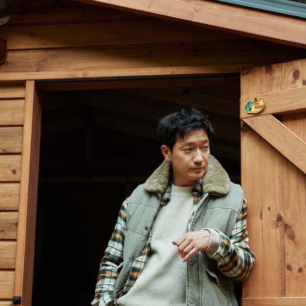 시리즈 SERIES 코듀로이 덕다운 패딩조끼 110