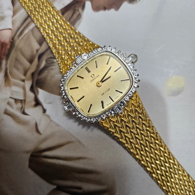 오메가 드빌 여성시계