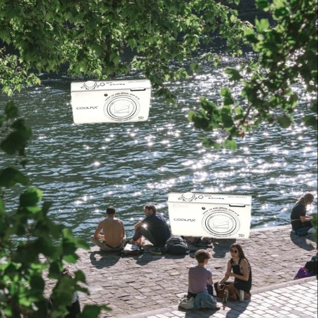 희귀&필름색감!) Nikon CoolPix S6200 디카 카메라