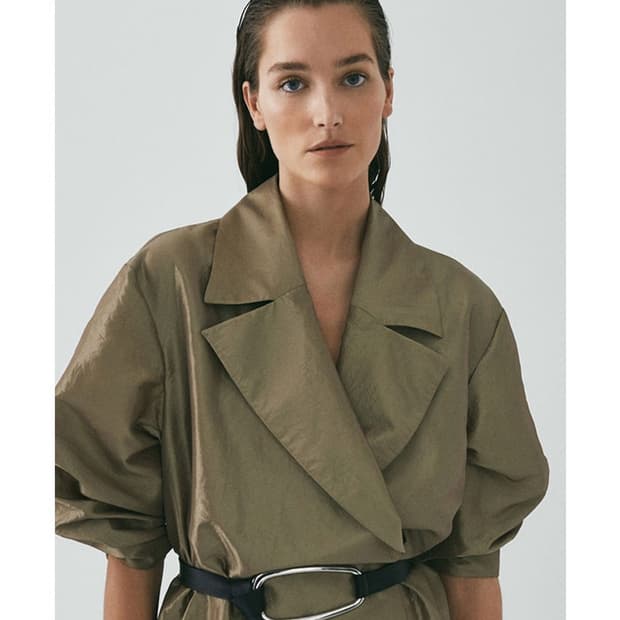 롱 트렌치 코트