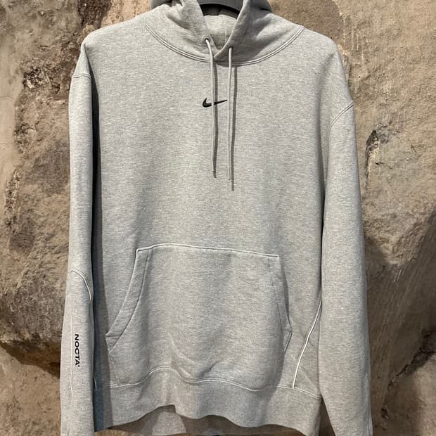 나이키 x 녹타 플리스 후드 다크 그레이 후드