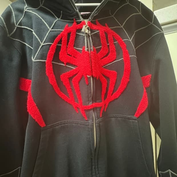 카카지 스파이더맨 후드집업