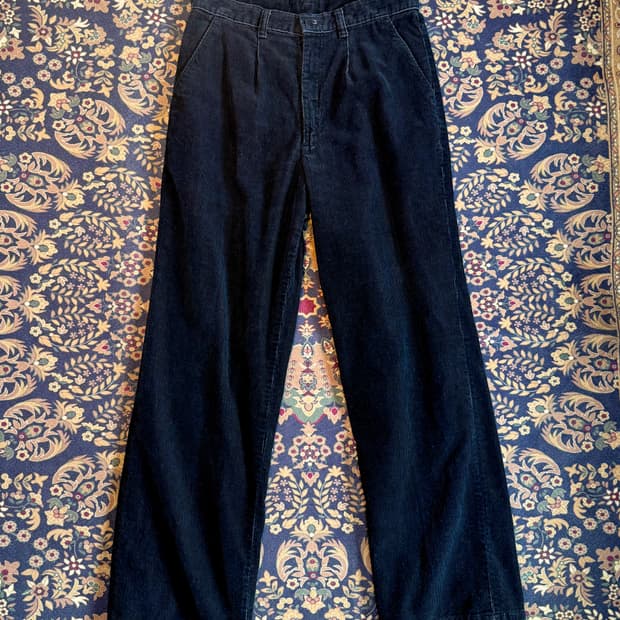 일본판 랭글러 와이드핏 코듀로이 팬츠