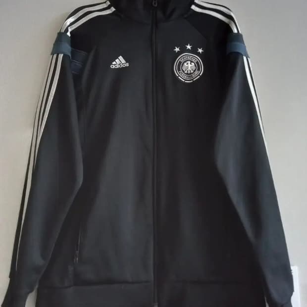 아디다스 대장급 초희귀 독일 블랙 실버 트랙탑 저지 져지집업 95~100