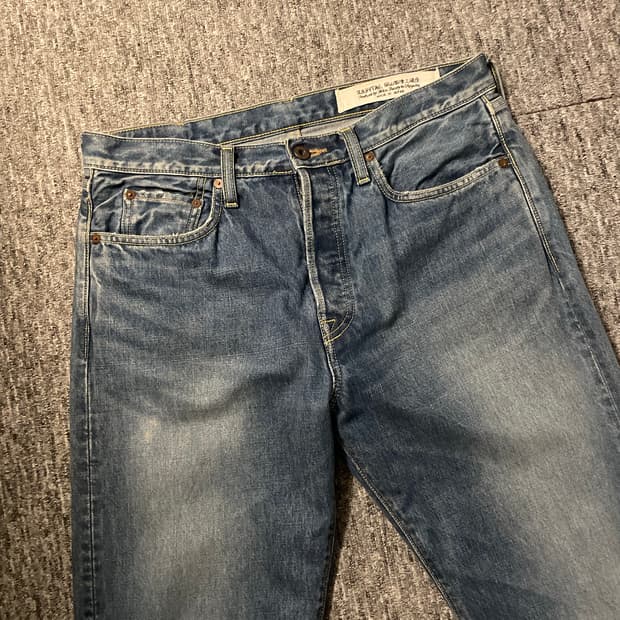 캐피탈 워싱 데님 팬츠 [34]