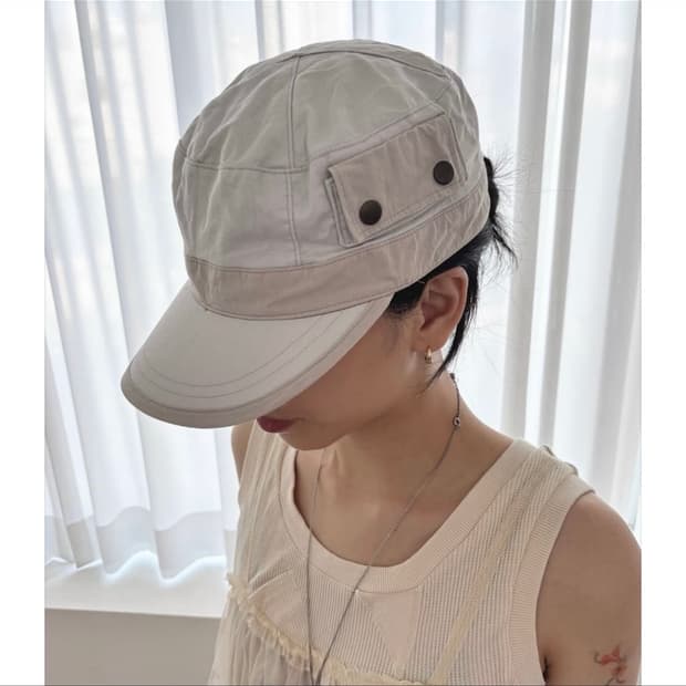 calla pocket cap 카시라 캡모자