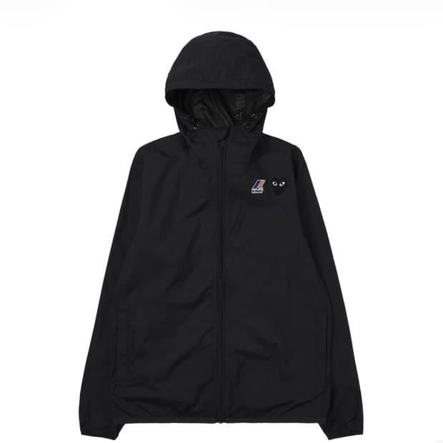 [L] 꼼데가르송 x 까웨 풀 집 자켓 블랙