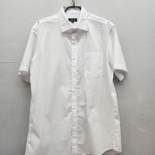 닥스 원포켓 로고 핀스트라이프 반팔셔츠 105(XL)