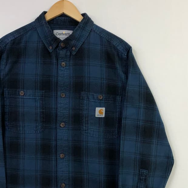 105 칼하트 체크 워크 셔츠 