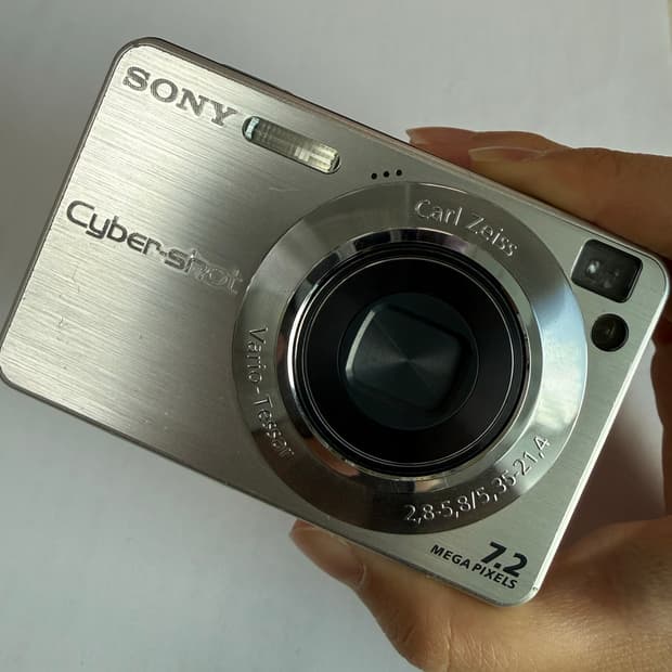 (최저가) 소니 사이버샷 DSC-W120 실버 디지털 카메라
