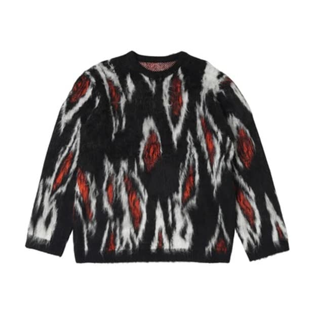 [구매] Ground Y x 체인소맨 모헤어 니트