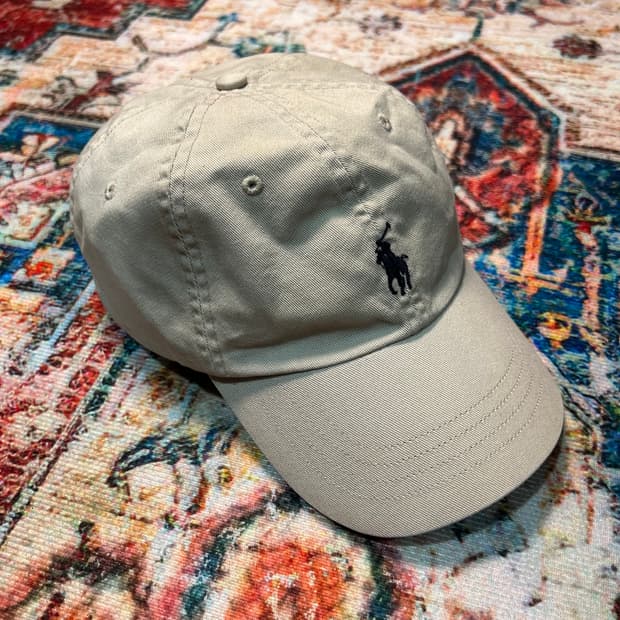 [OS] 폴로 랄프로렌 베이지 로고 볼캡