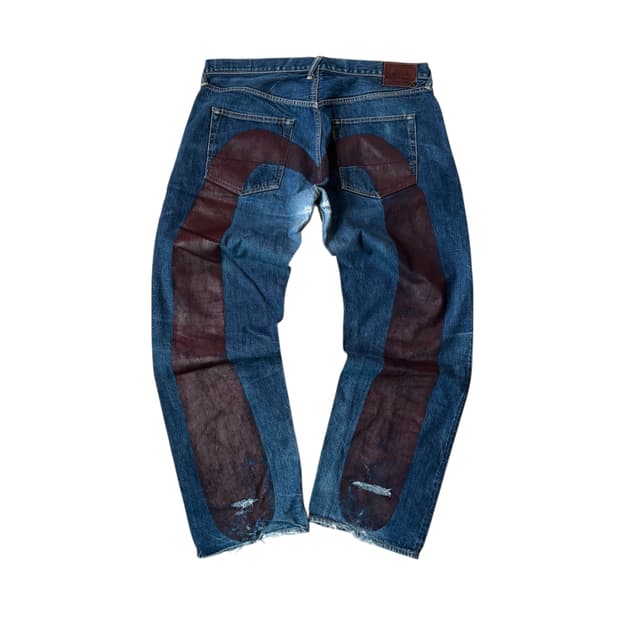 에비수 Daicok 빅로고 데님 팬츠