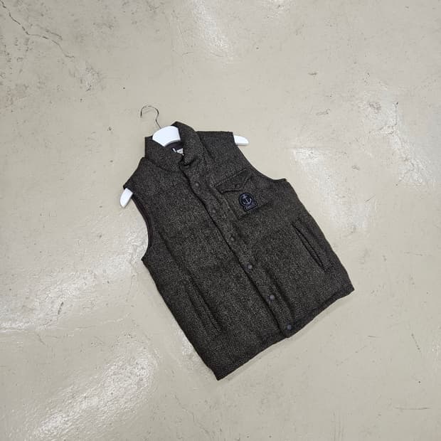 Fidelity harris tweed 피델리티 해리스트위드 양면조끼 S