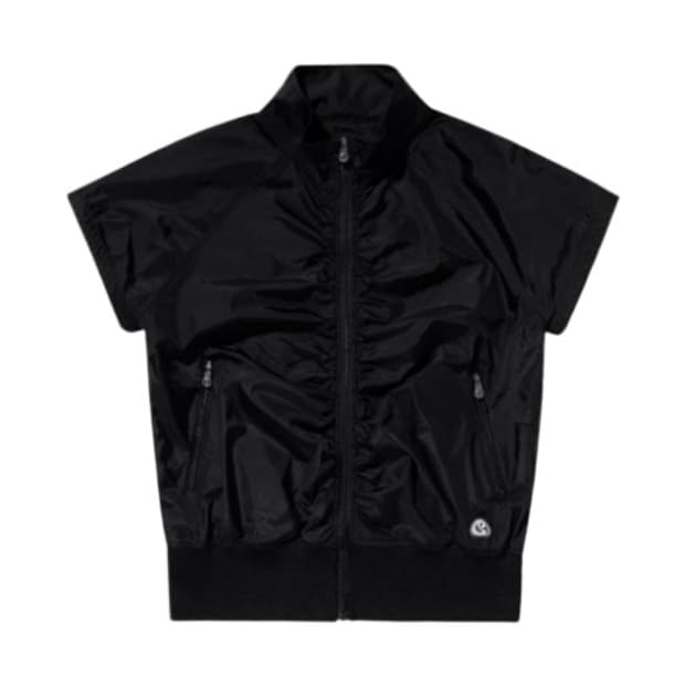 Puckering Windbreaker Black