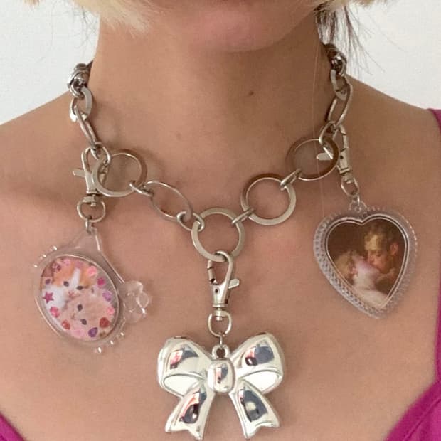 허자보이 프레임 목걸이 hurjaboy acc frame necklace