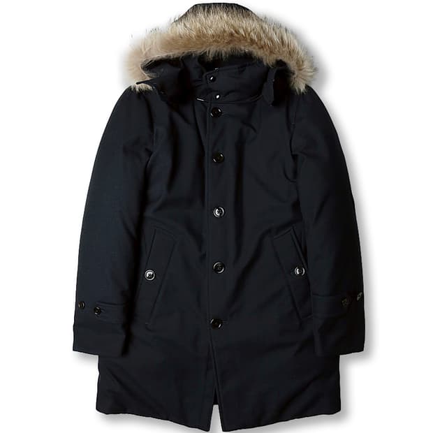 투모로우랜드 [Tomorrowland] 화이트 덕 다운 네이비 울 패딩