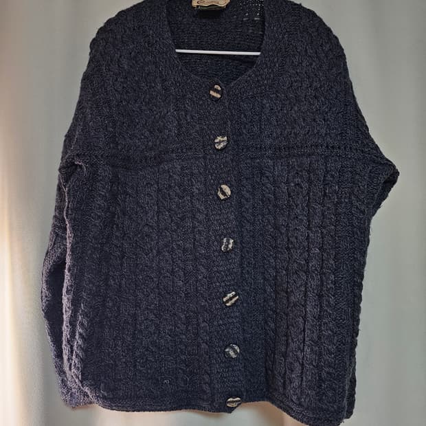 Celtic clothing 메리노울 100% 가디건