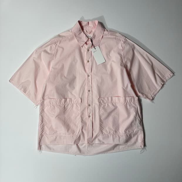 카미엘 포트젠스 박시 셔츠 핑크 L사이즈