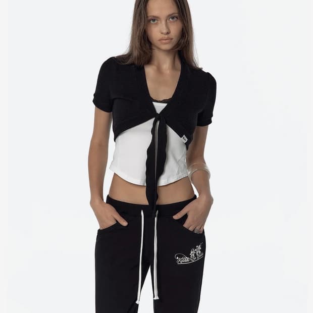 카시코 볼레로 Front Tie Short Bolero
