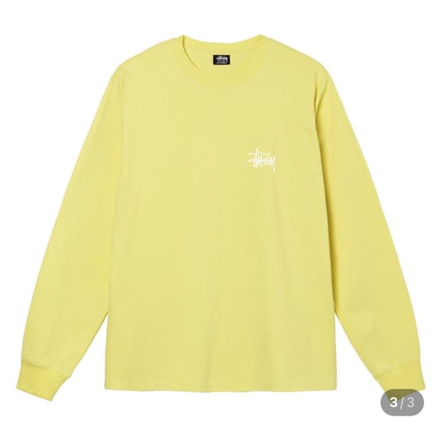 스투시 롱슬리브 레몬