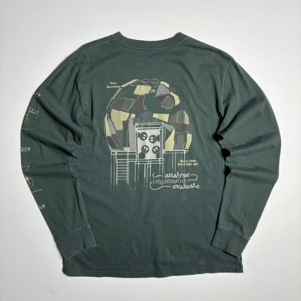 칼하트 WIP L/S Dome 백프린팅 롱슬리브 R1150